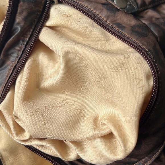 Authentic Lancaster designed brown shoulder bag . - Picture 13 of 16